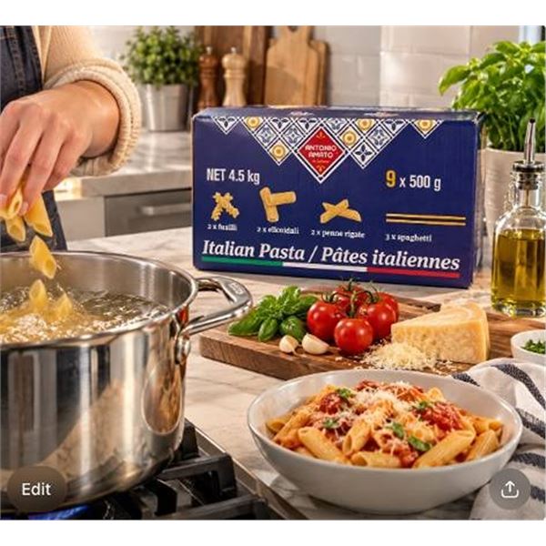 Antonio Amato Italian Pasta 4.5kg Assorted Pack