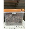 Image 2 : Brown Flat Head Wood Screws 2.5 Inch