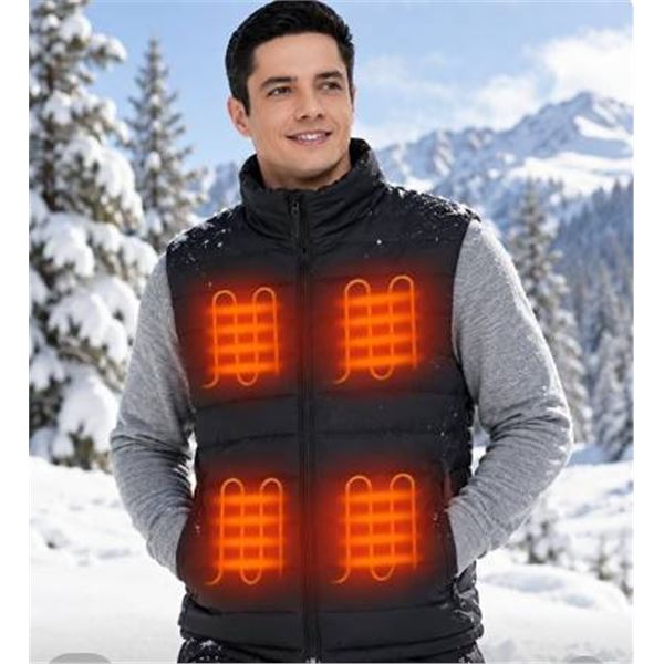 Hecusma Heated Vest Men XL Battery Pack 7.4V