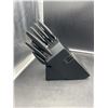 Image 12 : Haugo Black Mamba Knife Set With Block, 15-Piece Stainless Steel, Dishwasher Safe with built in Shar