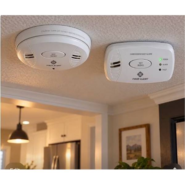 First Alert Smoke and CO Alarms, Pack of 2