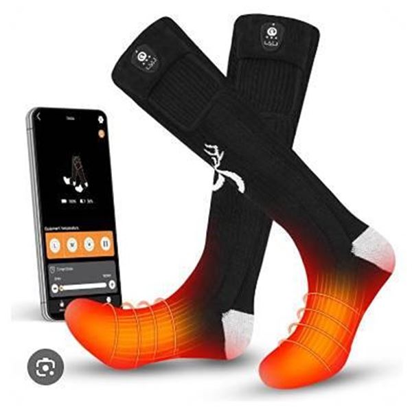 SNOW DEER Heated Socks XL for Motorcycle