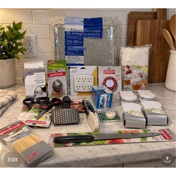 Kitchen Tools Lot Incl. GoodCook, Brita, Starfrit