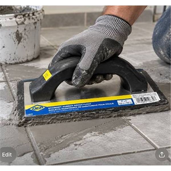 LOT OF 16 QEP Rubber Grout Float And Norton ProSand Sponge