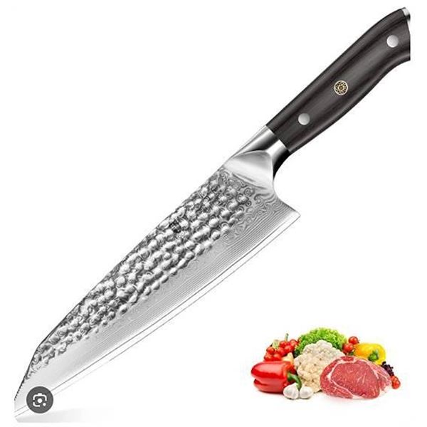 Haugo Ronin Series Damascus Chef Knife