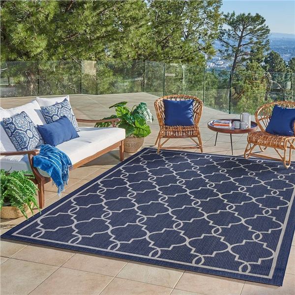 Gertmenian Naples Collection Tremont Indoor/Outdoor Area Rug, 7 ft. 10 in. x 10 ft.
