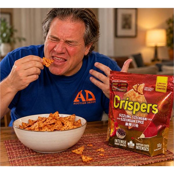 Crispers Szechuan Flavour 9x145g Limited Edition