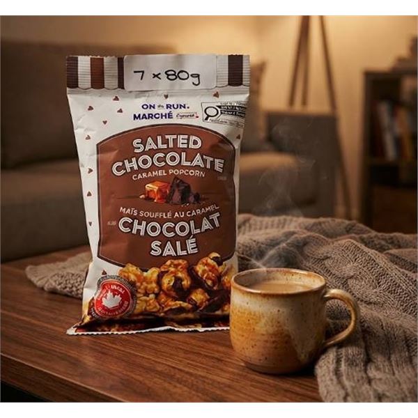 Salted Chocolate Caramel Popcorn 7 x 80g Bags