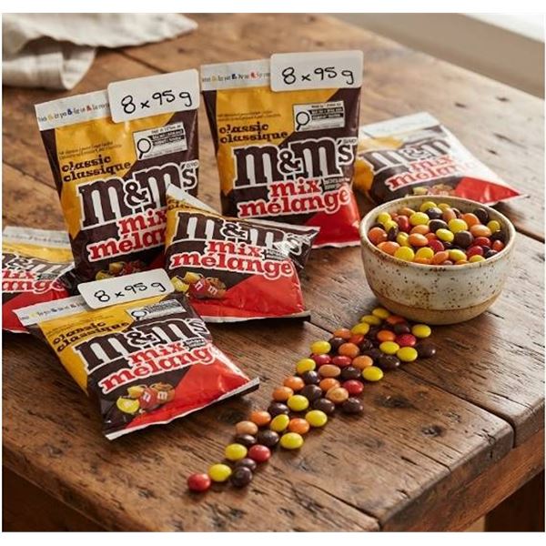 M&M's Classic Mix Chocolates 8 x 95g Bags