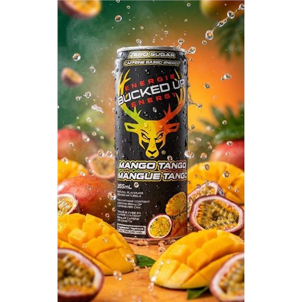 Bucked Up Mango Tango Energy Drink 11x355ml