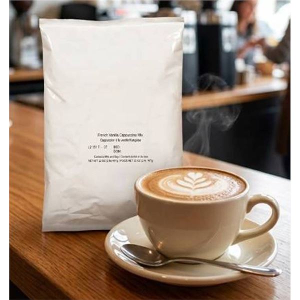 French Vanilla Cappuccino Mix 6x2lb Bags