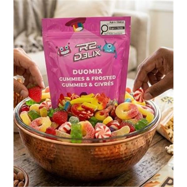 R2 Delix Duomix Gummies 9 Packs 360g Each