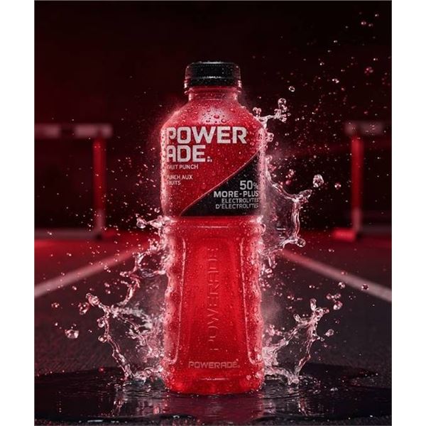 Powerade Fruit Punch 10 Bottles 710ml Each