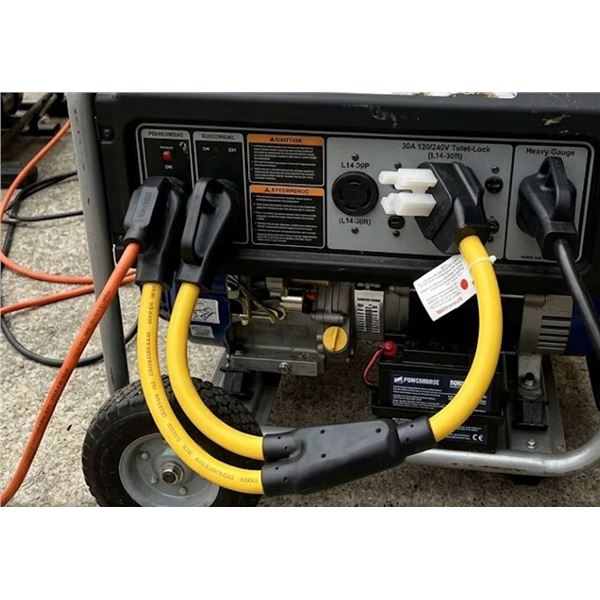 14-30P to 14-30R/14-50R Power Splitter Adapter