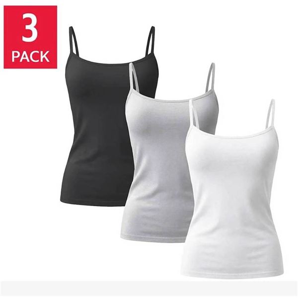 Splendid Cami Shelf Bra XL 3 Pack Organic Cotton