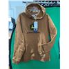 Image 2 : John Deere Brown Logo Hoodie Size Large