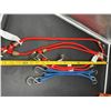 Image 3 : Lot of Assorted Sizes Red And Blue Bungee Cords With Hooks