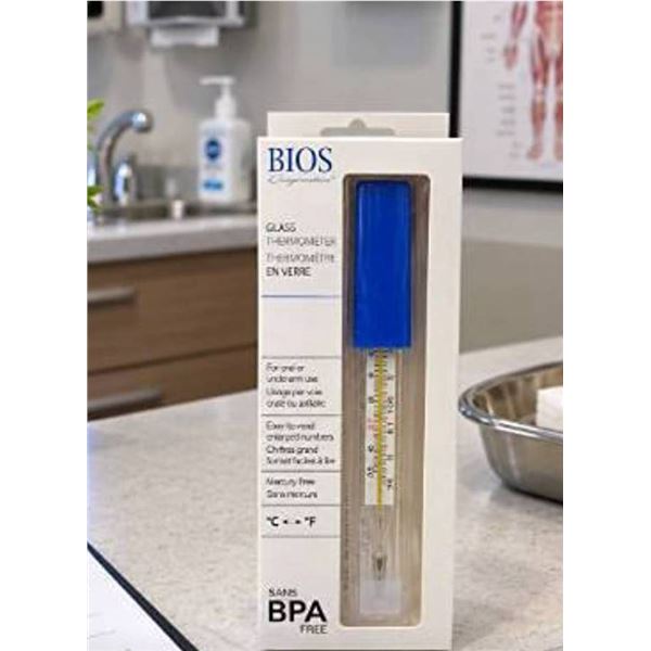 BIOS Glass Thermometer with Case