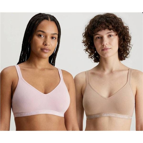 Calvin Klein 2 Pack Bralette S/P Cotton Modal