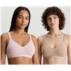Image 1 : Calvin Klein 2 Pack Bralette S/P Cotton Modal