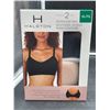 Image 2 : Halston XL/TTG 2-Pack Seamless Bra Set
