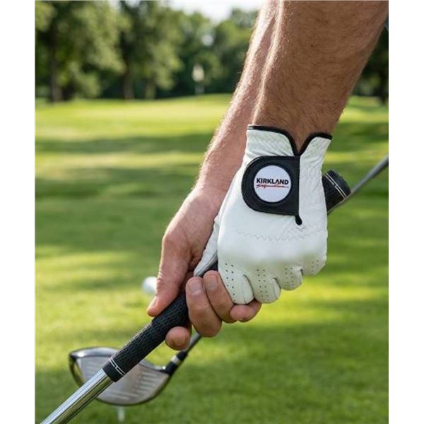 Kirkland Cabretta Leather Golf Gloves M/M 4pk