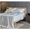Image 1 : Hush King Bamboo Cotton Cooling Sheets Set White