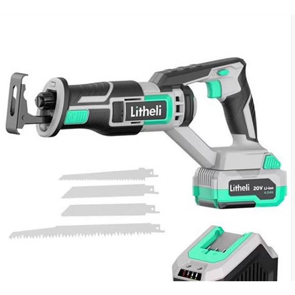 Litheli Reciprocating Saw With 2.0Ah Battery