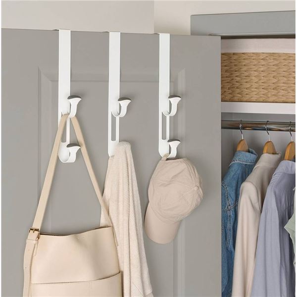Neatfreak 3 Pc Over-the-Door Non-Slip Hooks