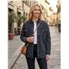 Image 1 : Pepe Jeans Quilted Black Denim Shirt Jacket M