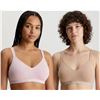 Image 1 : Calvin Klein 2-Pack Cotton Modal Bralette M