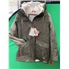 Image 2 : Hunter Quilted Olive Hooded Jacket Size M