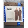 Image 2 : TKEES 2-Piece Brown Lounge Set Size L/G