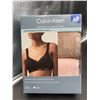 Image 2 : Calvin Klein 2 Pack Bralette Size L Cotton Modal