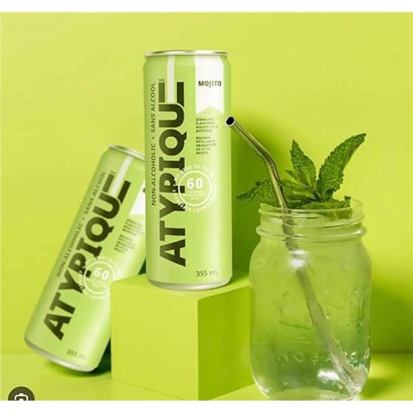 Atypique Mojito Non-Alcoholic 12x355mL Cans