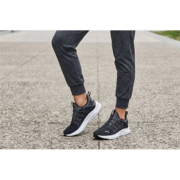 PUMA Black Mesh Sneakers US 10