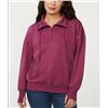 Image 1 : Buffalo David Bitton Pink Quarter-Zip Sweatshirt S