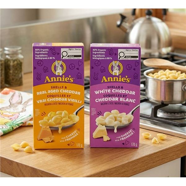 Annie's Mac & Cheese 8x170g, 2 Flavours