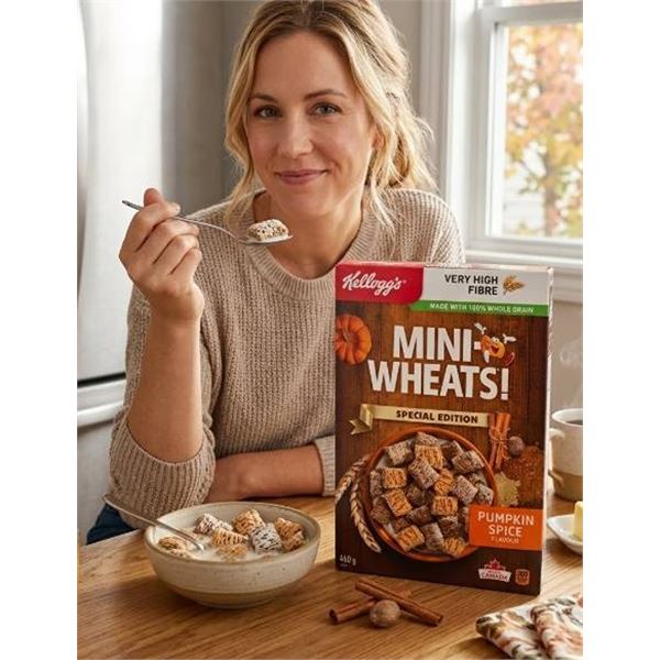 Kellogg's Mini-Wheats Pumpkin Spice 460g x2