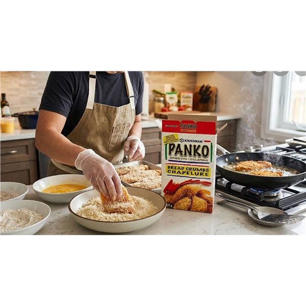 Kikkoman Panko Bread Crumbs 4x227g