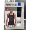 Image 2 : Stanfield's 5-Pack L/G Rib Tank Tops Cotton