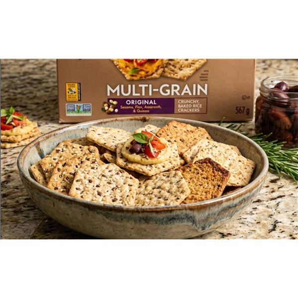 Crunchmaster Multigrain Crackers 567g 2 Bags