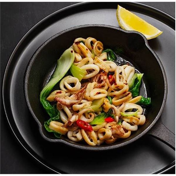 Voyageur Frozen Squid Rings 10LB Box