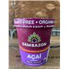 Image 3 : Lot of 8 Sambazon AÃ§aÃ­ Sorbet 473ml Pints Organic