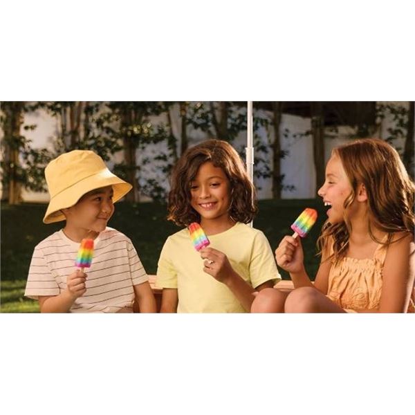 Lot of 6 - JonnyPops Organic Rainbow Fruit Stacks 5x55g