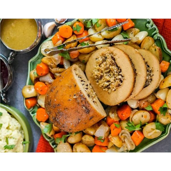 Tofurky Plant-Based Roast Wild Rice Stuffing Lot of 2 - 736g