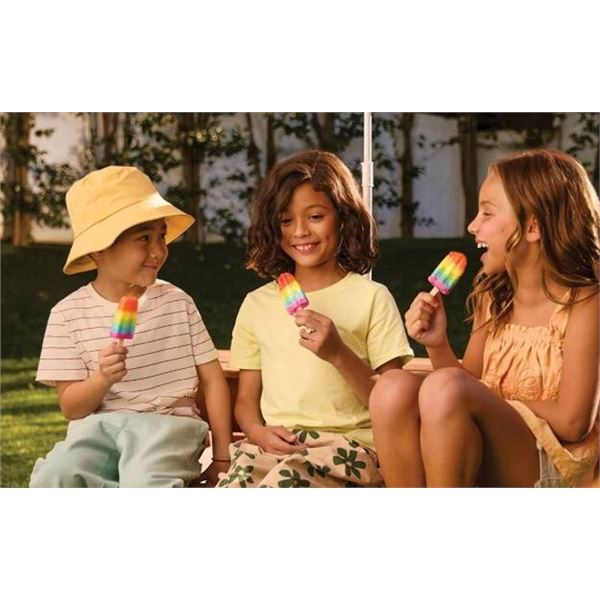 Lot of 6 - JonnyPops Organic Rainbow Fruit Stacks 5x55g