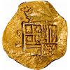 Image 1 : SPAIN, Seville, gold cob 2 escudos, Philip III, assayer B, OMNIVM / REGNORVM legend, PCGS AU55.