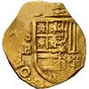 Image 1 : SPAIN, Seville, gold cob 2 escudos, Philip III, assayer B, OMNIVM / REGNORVM legend, NGC AU 55.