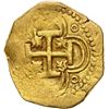 Image 2 : SPAIN, Seville, gold cob 2 escudos, Philip III, assayer B, NGC AU 50.